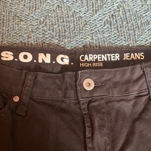 S.O.N.G. high rise carpenter black jeans